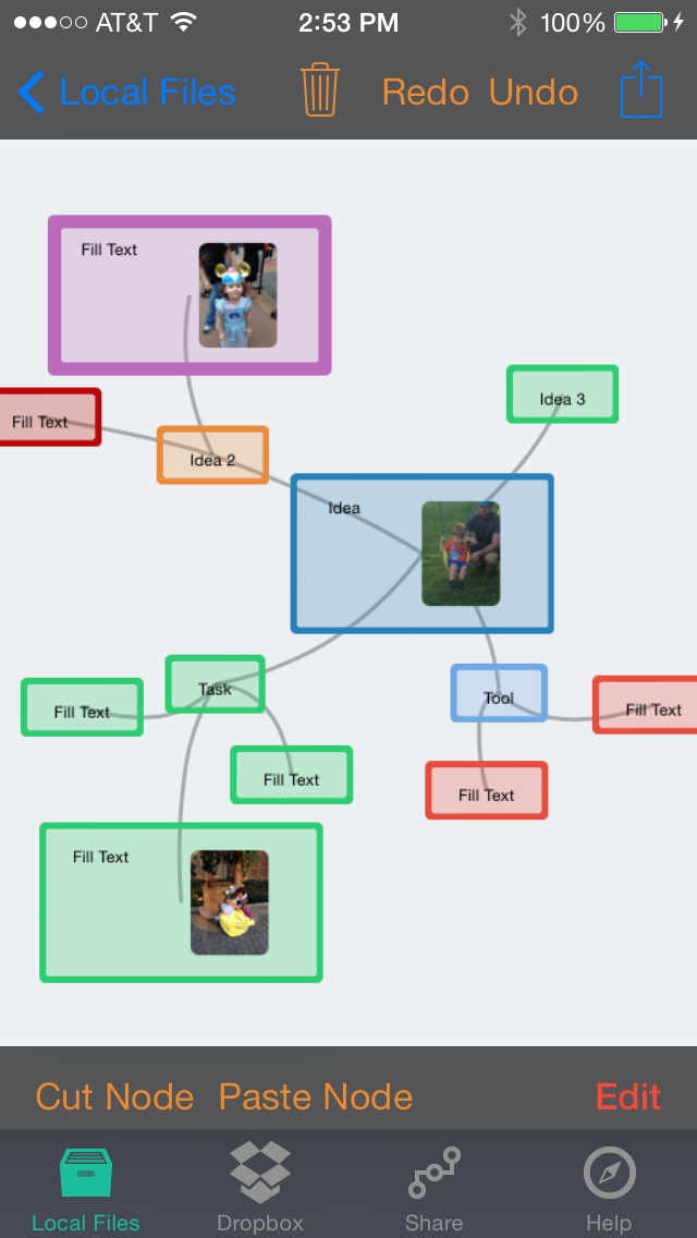 iBrainstormer - Simplemind inkflow visual outline. Take Notes on Whiteboard note taking productivity note-taking