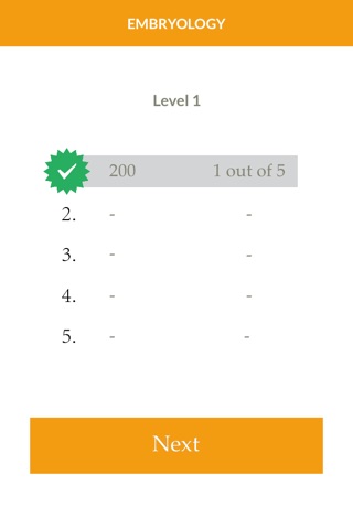 Embryology Medical Quiz screenshot 4