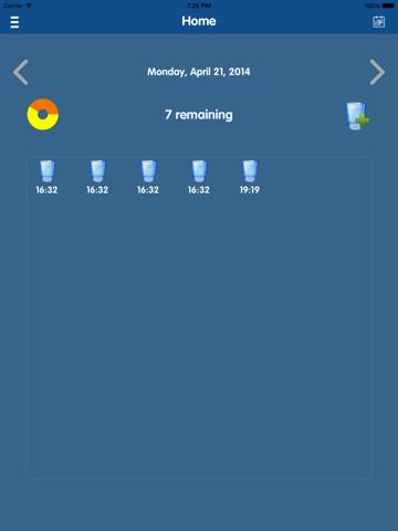 Screenshot #4 pour Water Intake Log