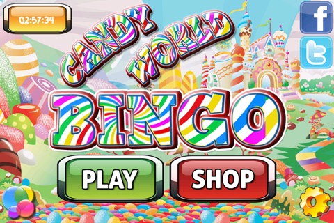 ` A Candy World  Bingo Parlor - Sweet And Tart Daubing With Power-Ups screenshot 2