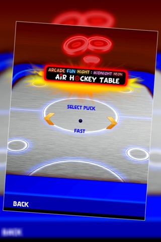 Arcade Fun Night : Midnight Neon Air Hockey Table - Free screenshot 2