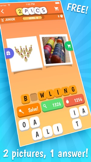 Two Pics One Answer- a free quiz game(圖1)-速報App