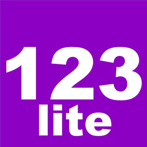 Flash Cards 123 Numbers Learning and Skill Drill Lite icon