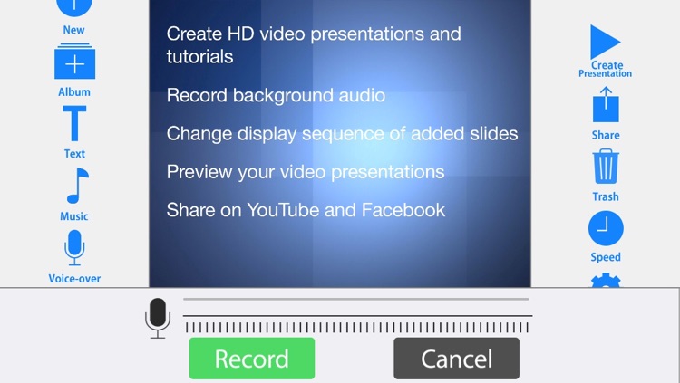 WiPoint - Make HD video presentations & slideshows