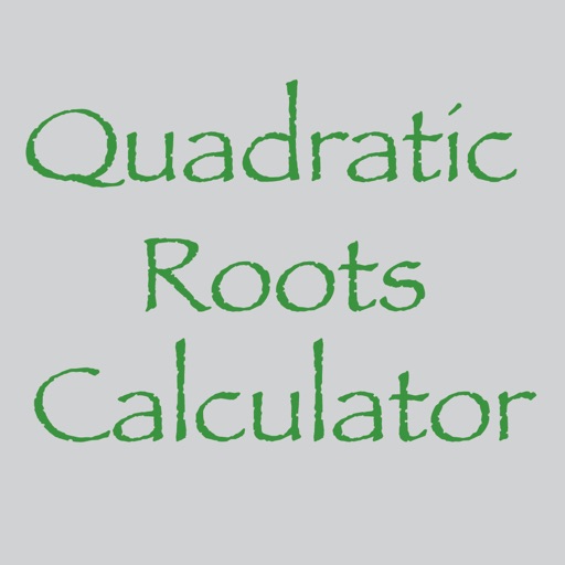 Quadratic Roots Calculator iOS App