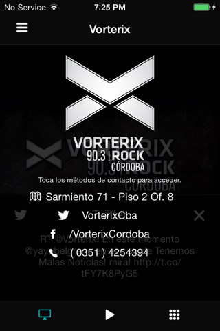 Vorterix Cba screenshot 2