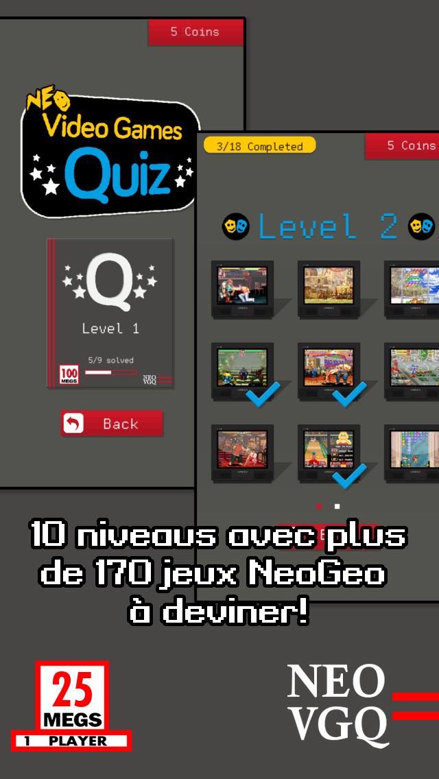 Screenshot #2 pour Video Games Quiz - Neo Geo Edition - Neo Geo Jeux Quiz