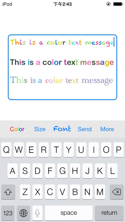 Color Text Message for Messages