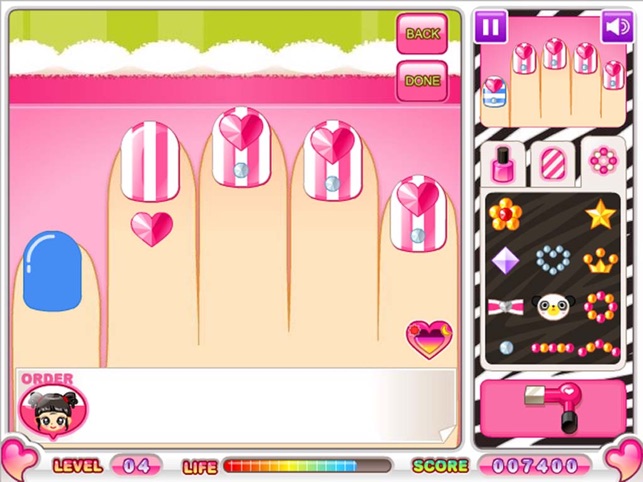 Jogo Sami's Nail Studio no Jogos 360