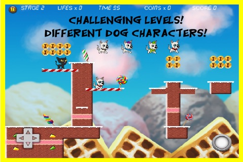 Awesome Dog Escape Run Free - Best Candy Land Race Game screenshot 2