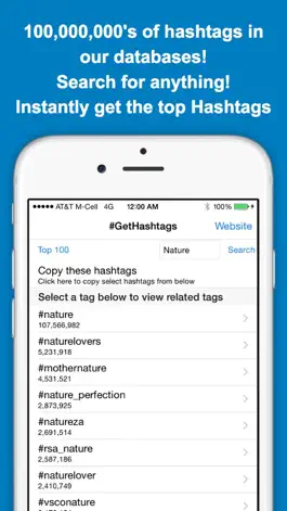 Game screenshot GetHashtags Free - Copy & Paste Most Popular Hashtags for Instagram apk