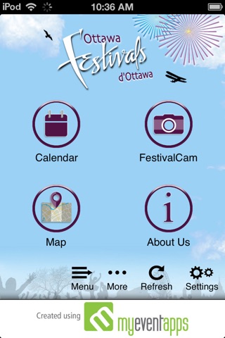 Ottawa Festivals SuperApp screenshot 2