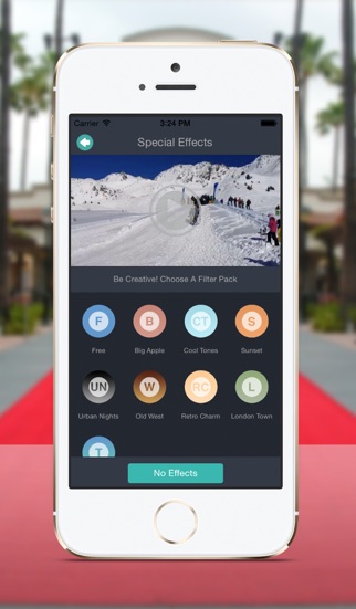 Screenshot #2 pour Snippet - Éditeur De Vidéo avec Fusionner Vidéos, Effets Spéciaux et Filtres Vidéo