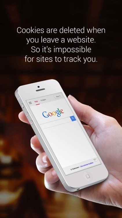Full Screen Private Browser for iPhone