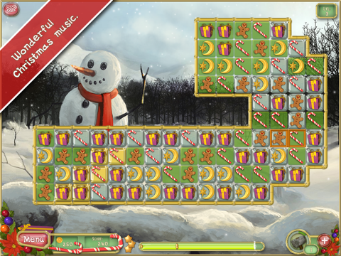 Screenshot #6 pour Christmas Mansion HD Free - Prepare your house for holiday in a free matching game