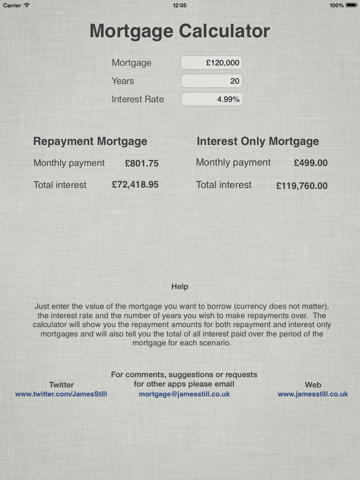 Screenshot #4 pour Mortgage Repayment Calculator