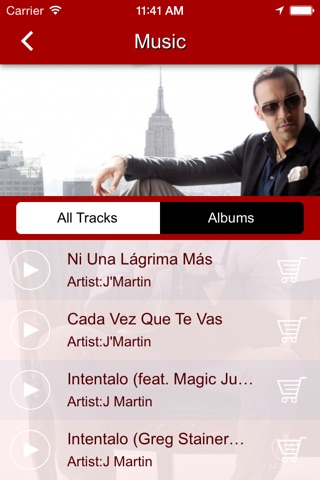 J'MARTIN App screenshot 2