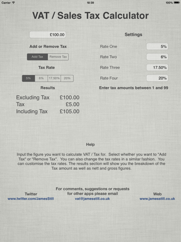 Screenshot #5 pour V.A.T. Calculator