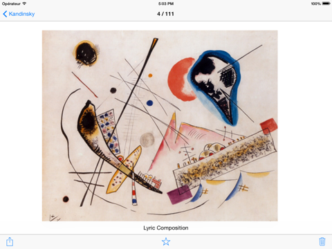 Screenshot #5 pour Kandinsky 111 œuvres (HD 100M+)