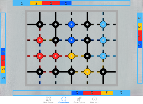 Screenshot #6 pour Dots & Boxes - with Triangles & Hexagons, Coins & Strings