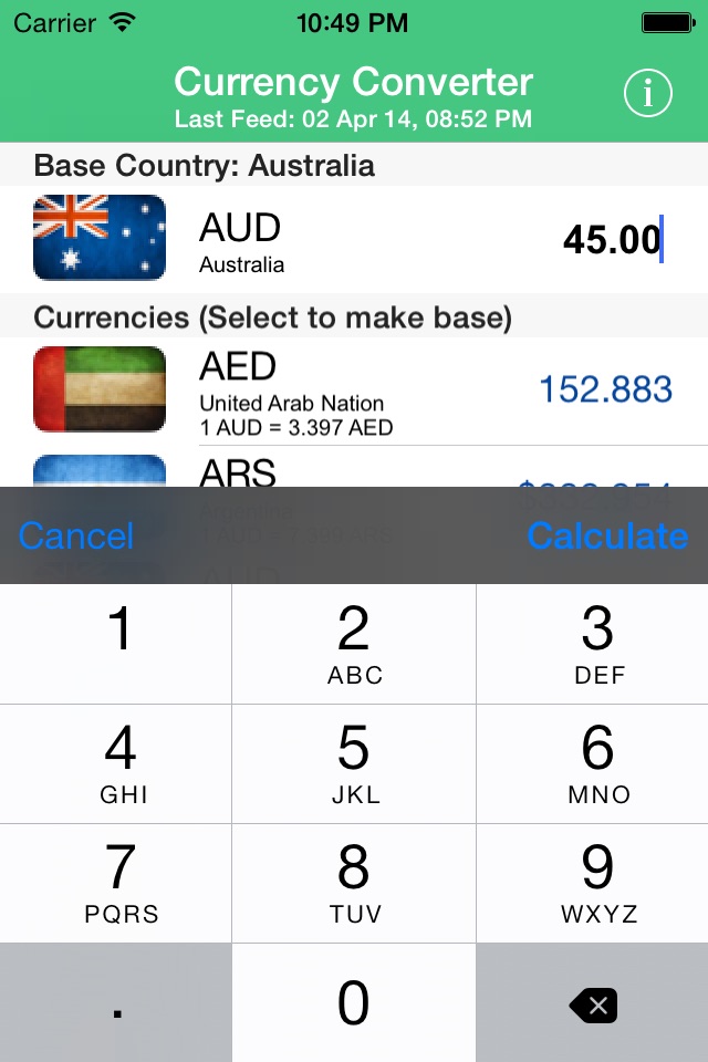 Currency Converter screenshot 2