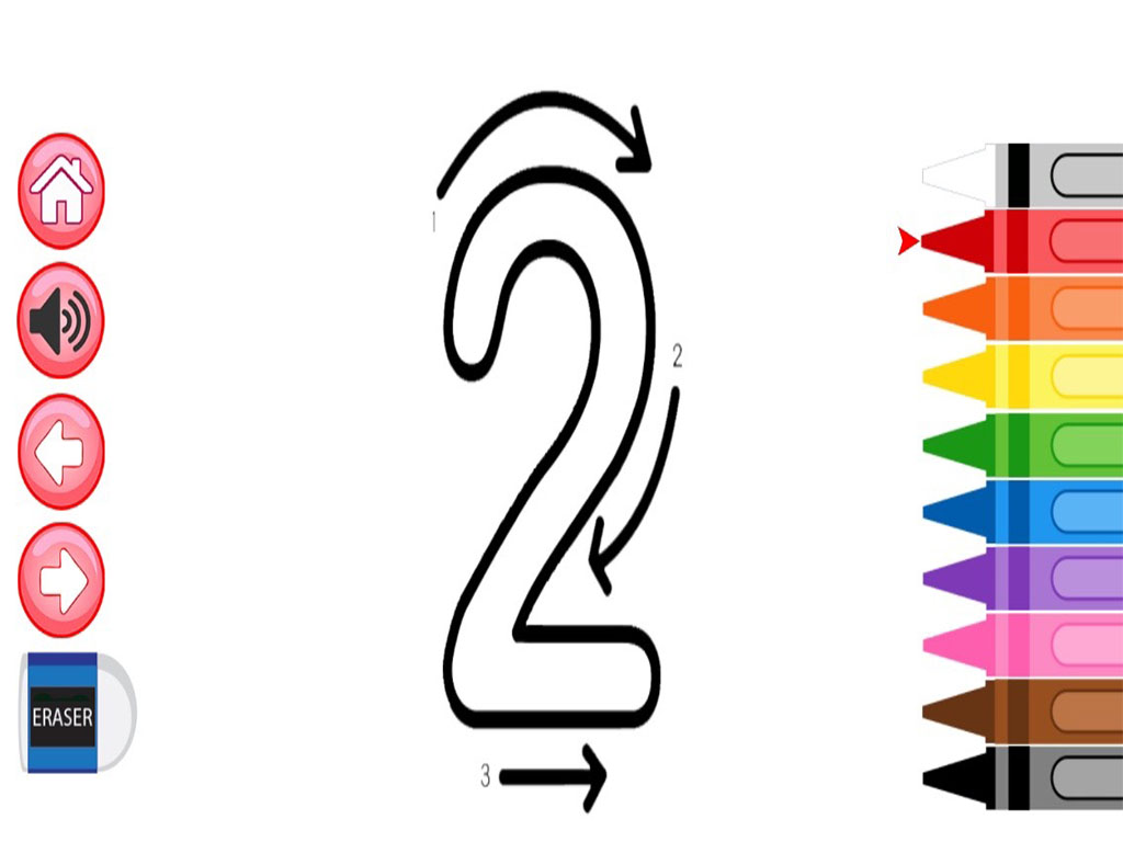1-10 Number To Write : Educational Game For Kids