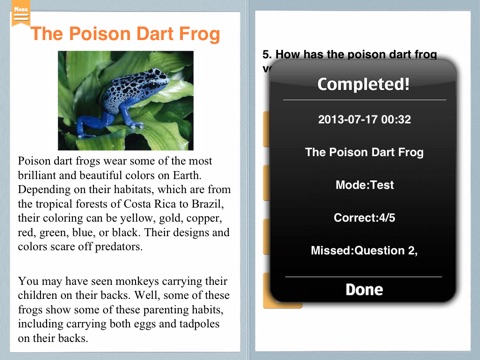 Grade 4 Reading Comprehension screenshot 4