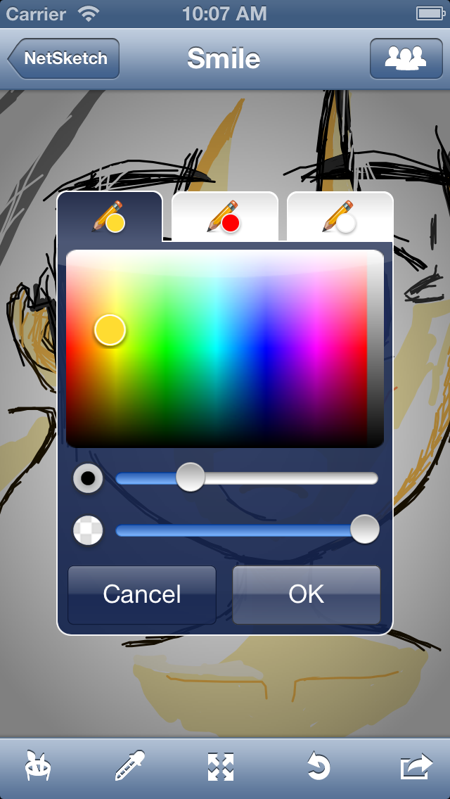 collaborative drawing app
