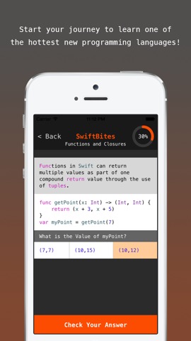 SwiftBites - Learn How to Code in Swift with Interactive Mini Lessonsのおすすめ画像2