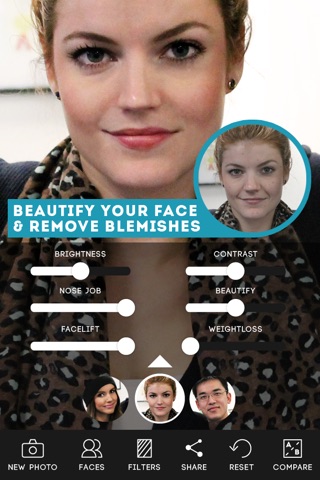 ModiFace Camera: Group Photo Editor screenshot 3