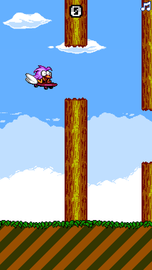 Skate Bird - The Adventure of a Flappy Tiny Birdのおすすめ画像1