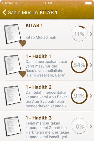 Sahih Muslim Indonesian Arabic screenshot 2