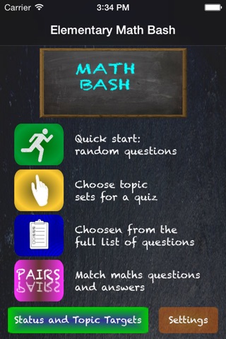 Elementary School Math Bash screenshot 2