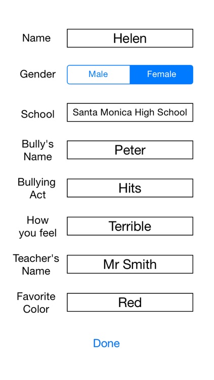 Bullying App