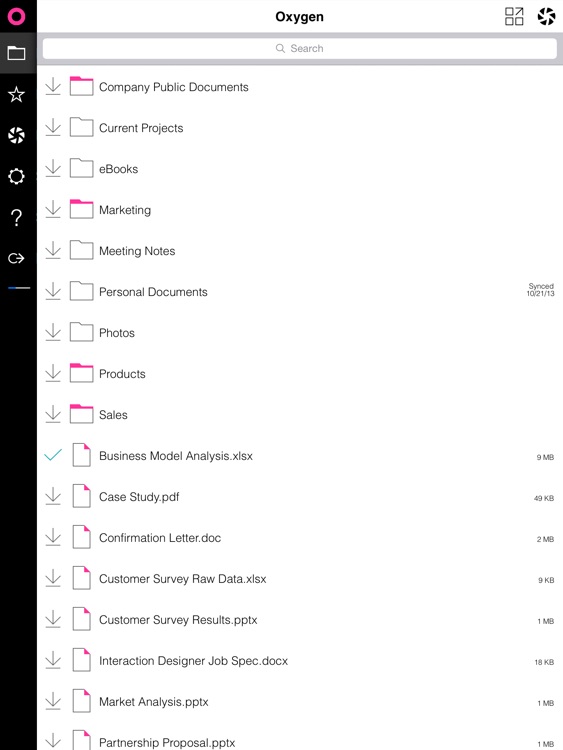 Oxygen Mobile for iPad