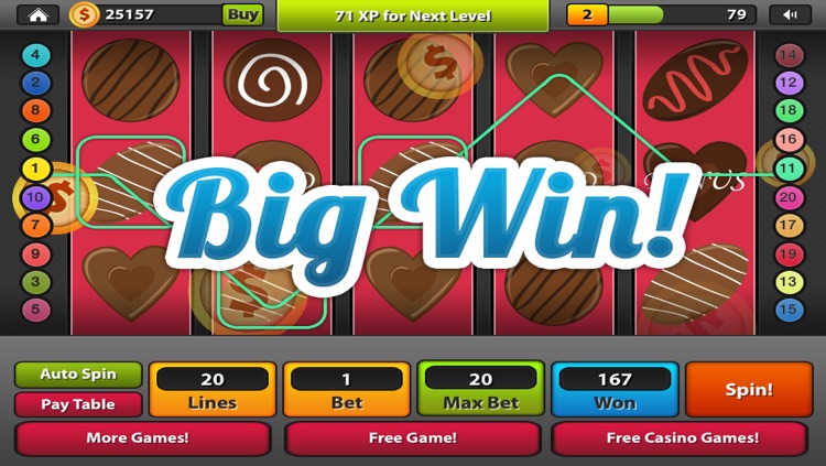 Valentine's Day Casino - Valentine Slot Machine with Love Bonus Games screenshot-3