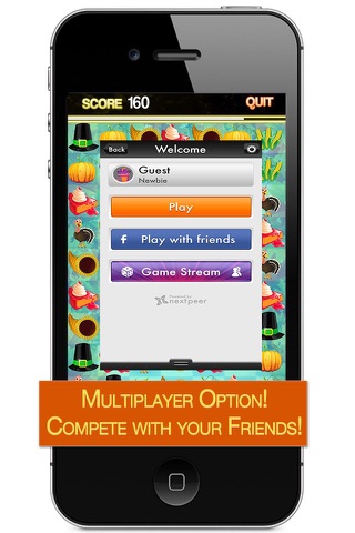 A Thanksgiving Day Match 3 Puzzle Mania Game screenshot 3