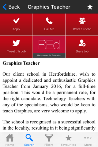 REd Teachers -Teaching & Education Jobs screenshot 4