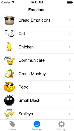 Captura de pantalla de Emoji Keyboard 2 - Smiley Animations Icons Art & New Hot/Pop Emoticons Stickers For Kik,BBM,WhatsApp,Facebook,Twitter Messenger en iPhone 3