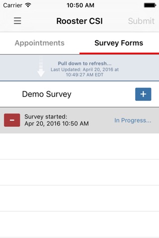 Project CSI Survey App screenshot 3