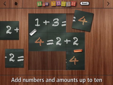 1st GAMES - Add numbers and amounts up to 10 HD puzzle for kids screenshot 3
