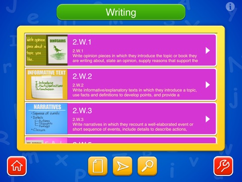 English Second Grade - Common Core Curriculum Builder and Lesson Designer for Teachers and Parents screenshot 3