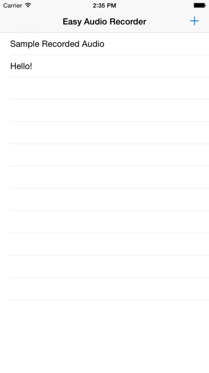 Easy Audio Recorder - Save and Record Audio for Instant Playback