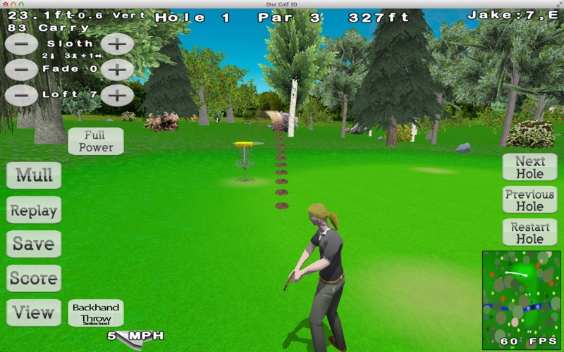disc golf 3d lite iphone screenshot 4