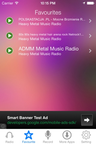 Heavy Metal Music Radio Recorder screenshot 3