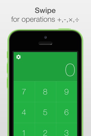 SwipyCalc screenshot 2