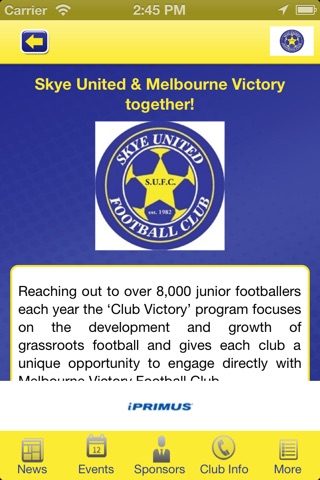 Skye United Football Club screenshot 2