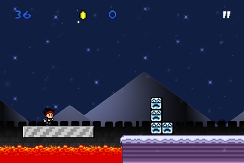A Super Ninja Dash : 8-Bit Heroes screenshot 2