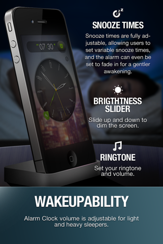 Alarm Clock Wake Up Time with musical sleep timer & local weather info screenshot 3