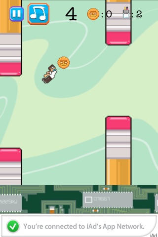 Flying Nerd Saga screenshot 4